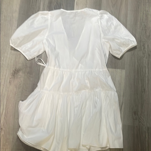 J Crew Elegant White Wrap Dress - Picture 4 of 4